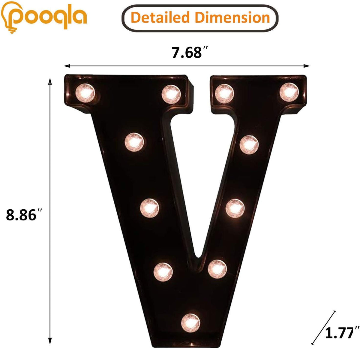 Decorative LED Illuminated Letter Marquee Sign - Alphabet Marquee Letters with Lights For Wedding