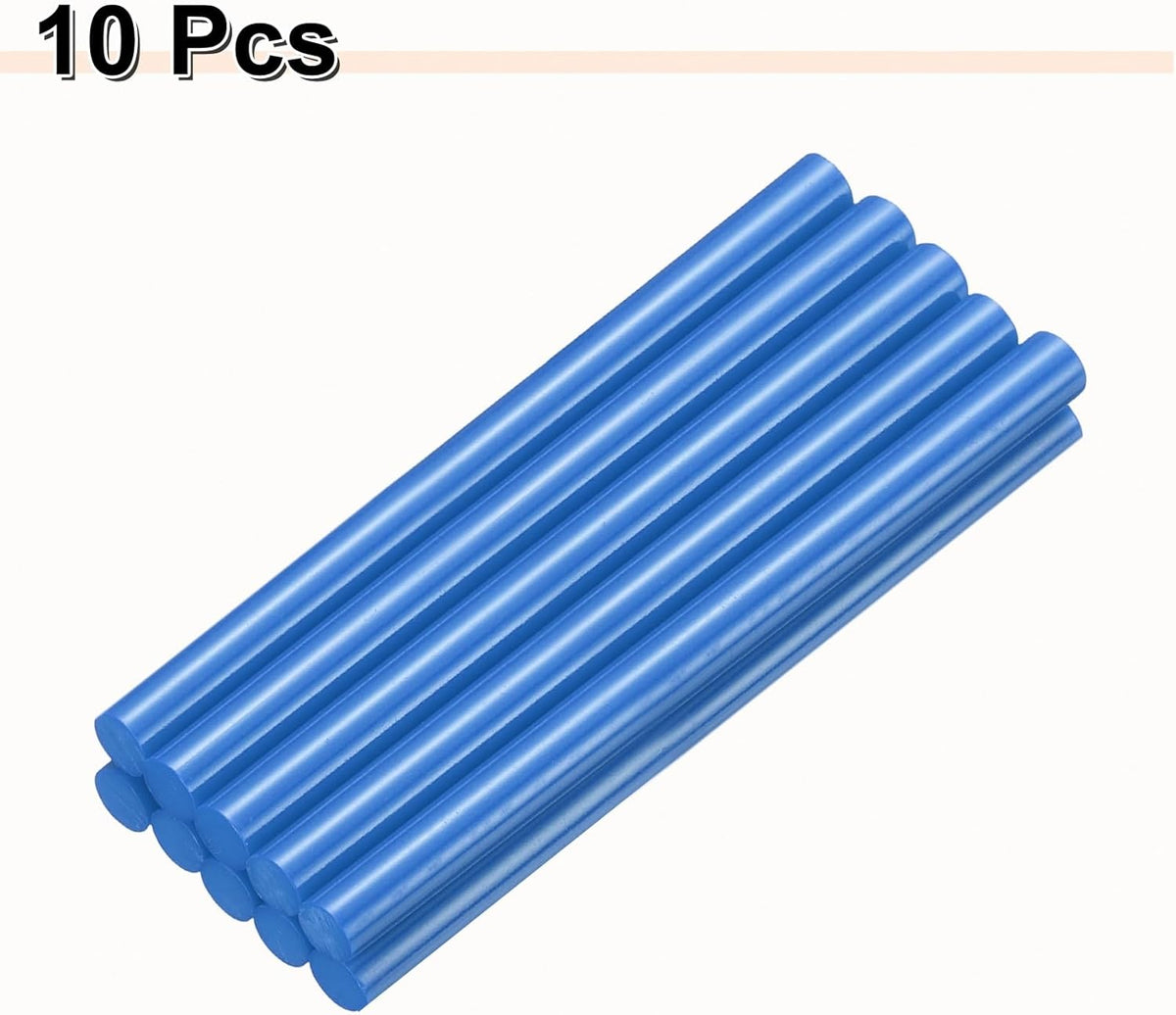HARFINGTON 10pcs Hot Glue Sticks 0.43" Dia x 5.91" Long EVA Mini Hot Melt Adhesive Glue Stick for