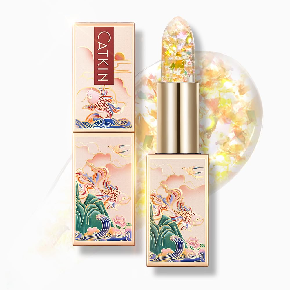 CATKIN Lip Balm Color Changing Lipstick Ultra Hydrating Lip Moistrurizer with Vitamin E Nourishing