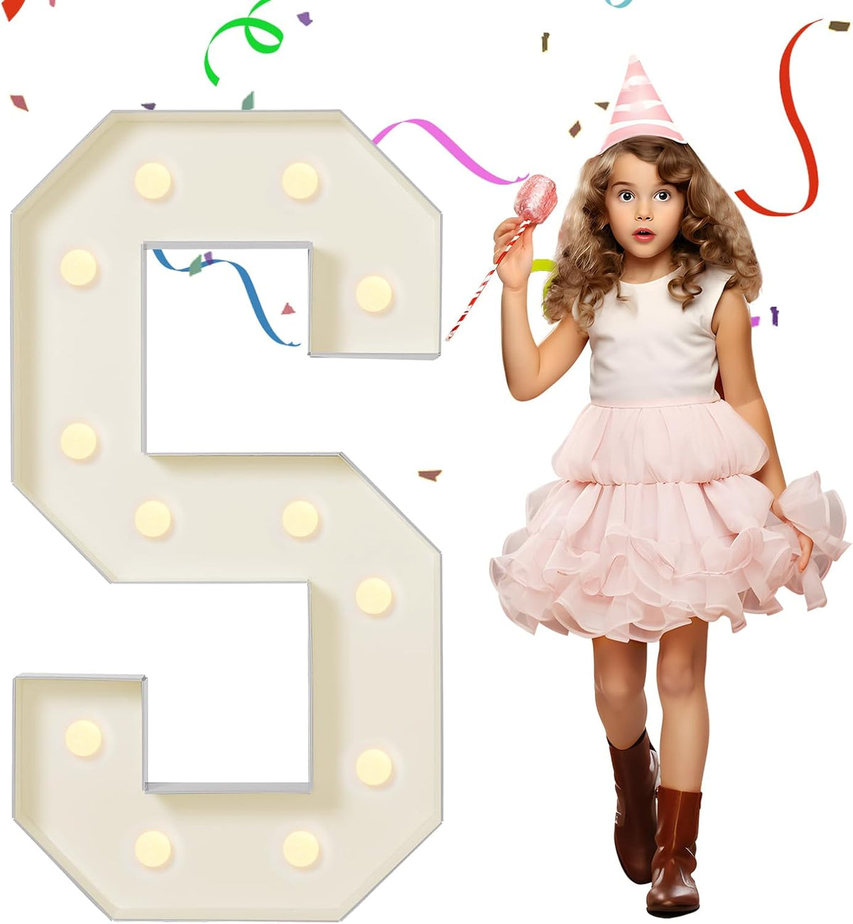 EUFONY Marquee Letters 4 Feet Tall, 4 FT Marquee Light Up Letters, Giant Light Up Letters 4FT for