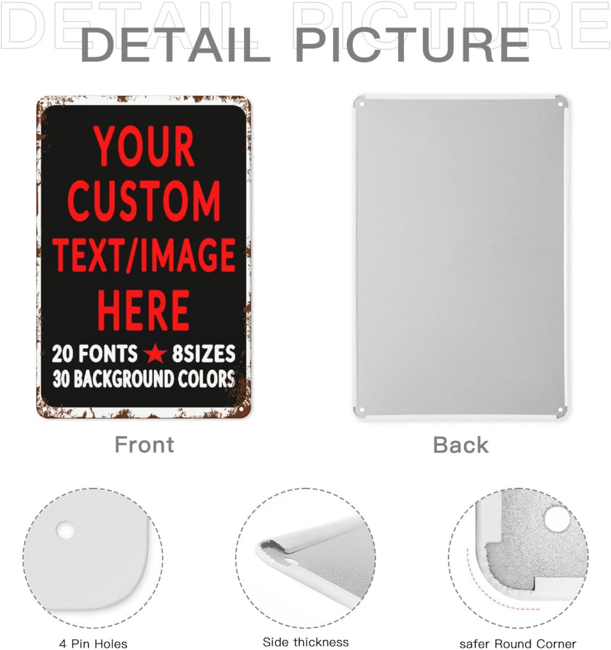 Custom Sign Personalized Custom Metal Sign, Customize For Office, Business, Workplace, Office