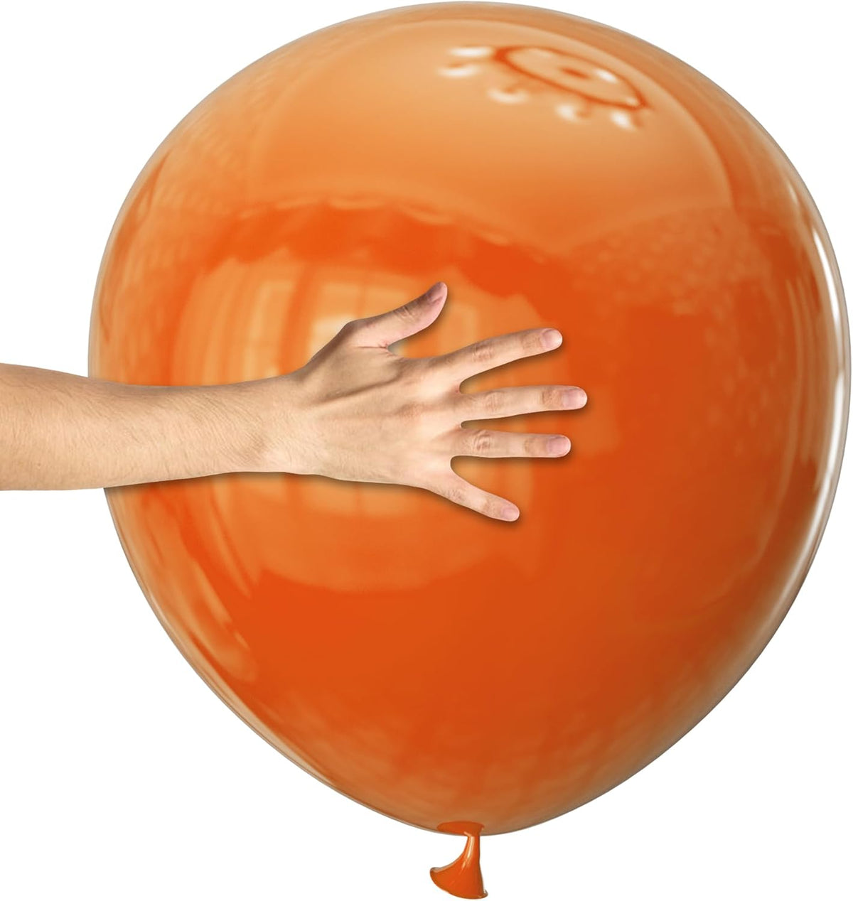 KAWKALSH Orange Big Balloons 32pcs, 18 Inch Large Latex Giant Heavy Duty Balloons for Birthday