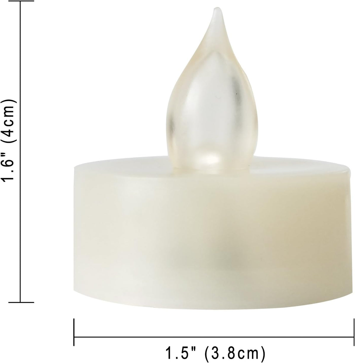 6 Flameless Votive Tealight Candles with 6-hour Daily Cycle Time Flickering Battery Operated