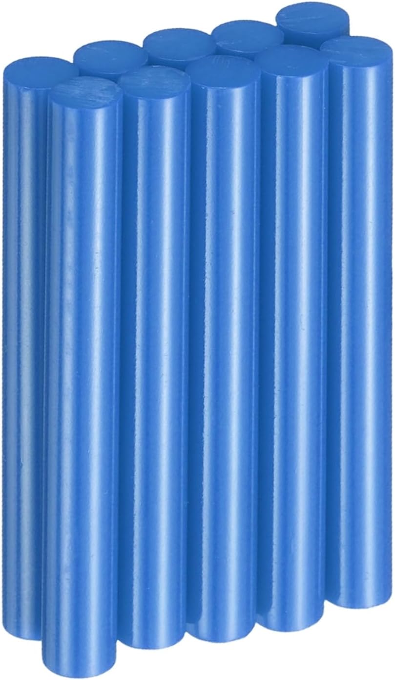HARFINGTON 10pcs Hot Glue Sticks 0.43" Dia x 3.94" Long EVA Mini Hot Melt Adhesive Glue Stick for