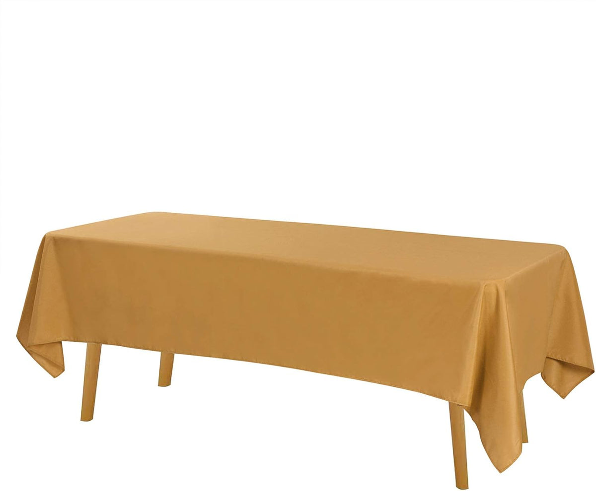 Rectangle Tablecloth 60x102 inch Washable Polyester Fabric Table Cloth for Wedding Party Dining