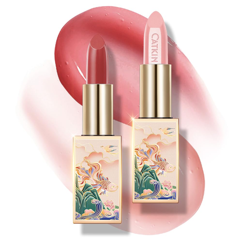 CATKIN Lip Balm Color Tinted Changing Lipstick Ultra Hydrating Lip Moistrurizer Lip Care with