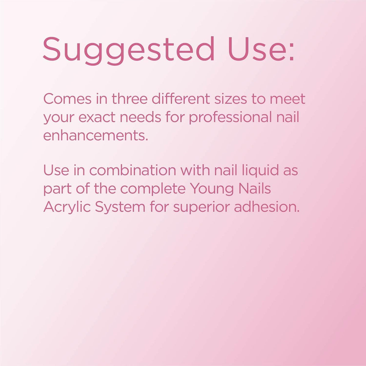 Young Nails Acrylic Powders, Cover - Created for a flawless consistency and superior adhesion