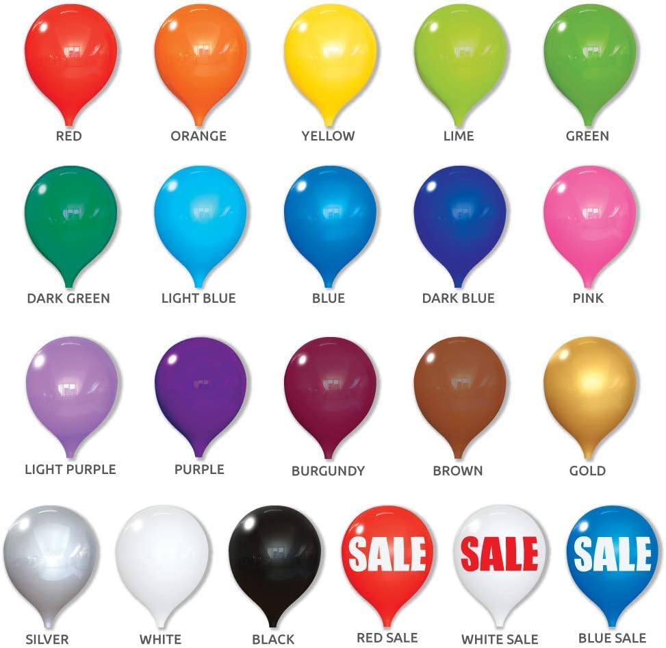 PermaShine - Reusable and Helium Free Balloon Bouquet - Permanent Plastic Indoor and Outdoor