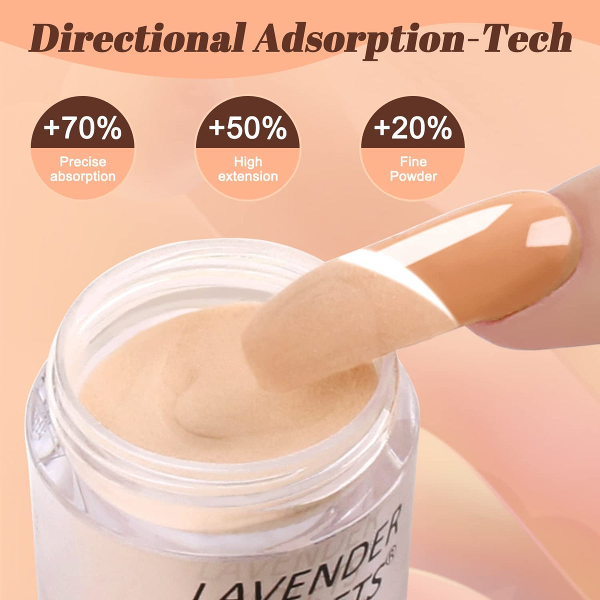 Lavender Violets 22 Pcs Dip Powder Nail Kit Starter - 16 Colors Nude Pinkish Brown Skin Tone with