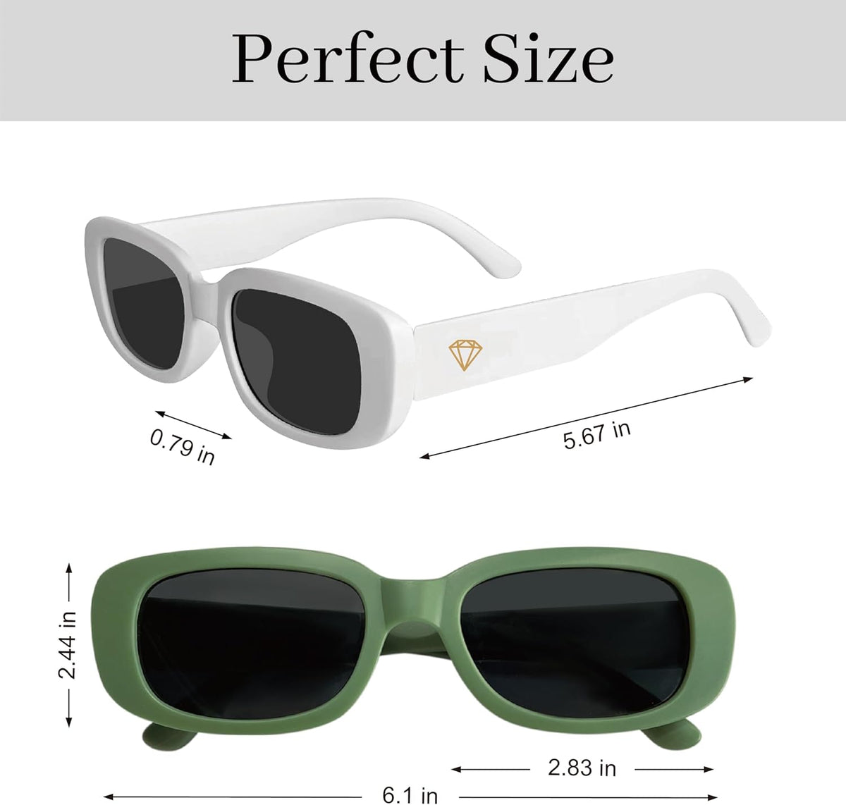 Bride's Babes Bachelorette Sunglasses, Bridesmaid Sunglasses,10 Pack Rectangle Team Bride glasses