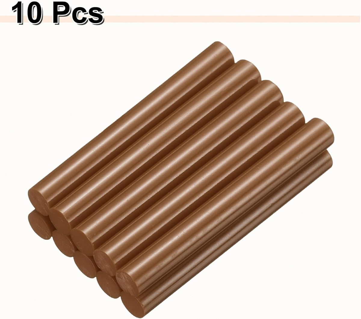 HARFINGTON 10pcs Hot Glue Sticks 0.43" Dia x 3.94" Long EVA Mini Hot Melt Adhesive Glue Stick for