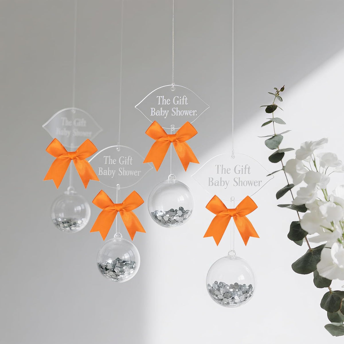 50 Pieces Gift Wrap Bows Premium Satin Ribbon Bows 3.3 Inch Craft Bows for Gift Wrapping DIY Treat