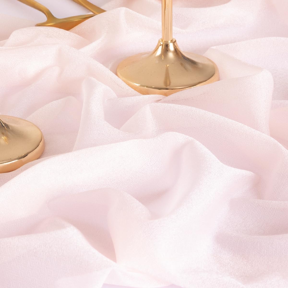 MLMW Wedding Arch Draping Fabric 2 Panels 29" x 20Ft Easter Pink Sheer Wedding Arch Backdrop Drapes