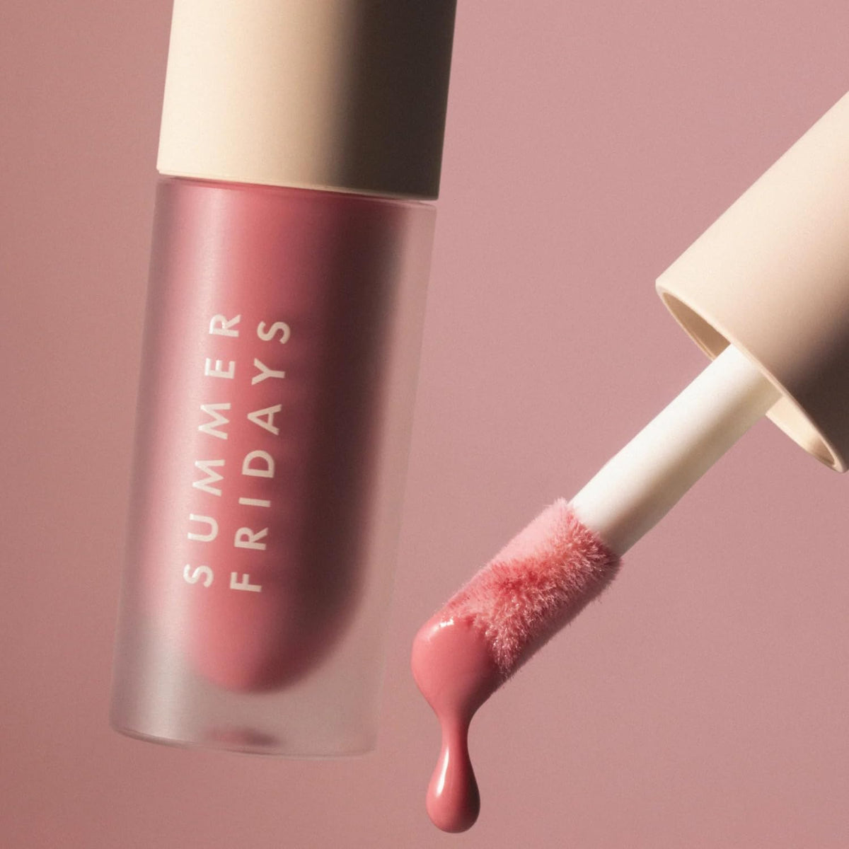 Summer Fridays Dream Lip Oil - Tinted Lip Oil with Moisturizing Sheer Coverage, High-Shine and Deep