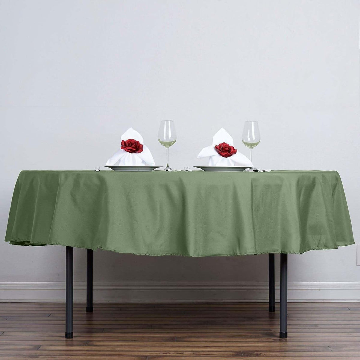 Efavormart Round Tablecloth, 90 Inch Stain & Wrinkle Resistant Washable Table Cloth, Decorative