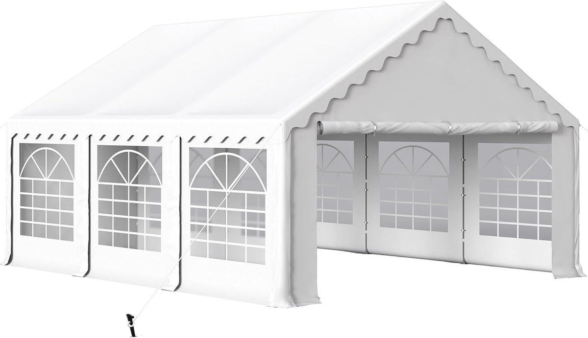 HERA'S PALACE 16'x 20' Outdoor Tents for Parties Large Canopy Tent with 8 Removable Sidewalls Heavy
