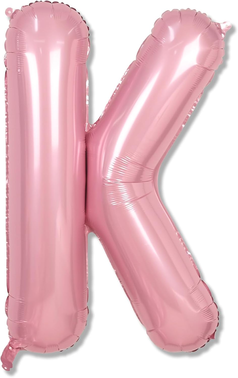 40" Balloon Letter K Pastel Pink, Large Foil Baby Pink Letter Balloons A - Z for Girls, Light Pink