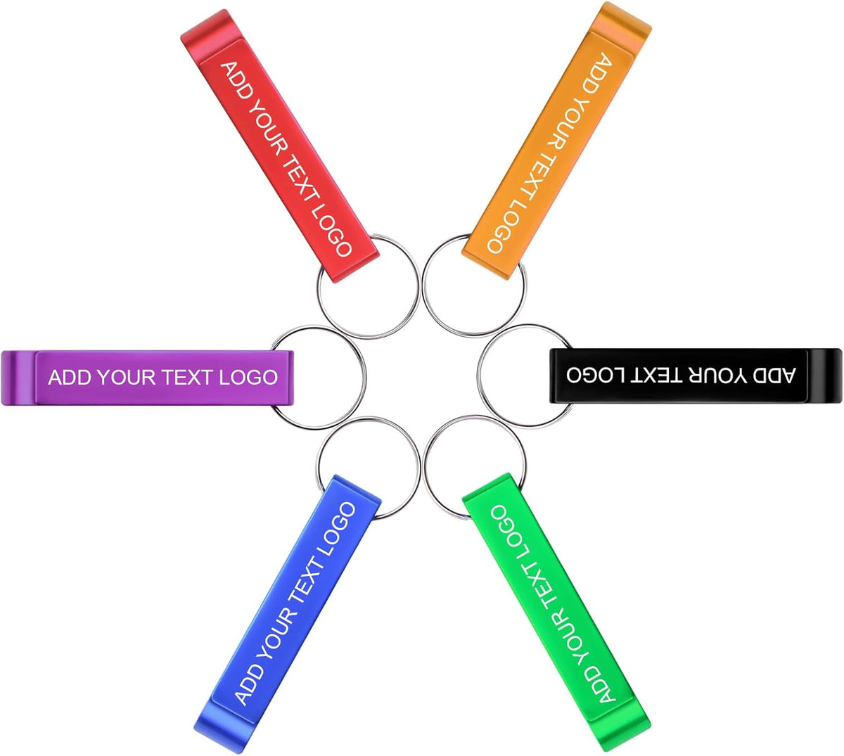 Custom Bottle Opener Keychain - Bulk Personalized with Text/Logo/Photo - Perfect for Corporate