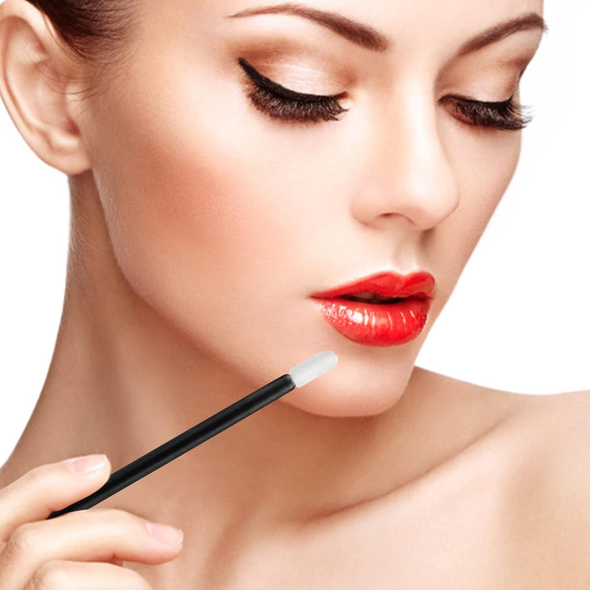 G2PLUS 200PCS Lip Gloss Applicators, Disposable Lip Brushes, Lipstick Gloss Wands Applicator