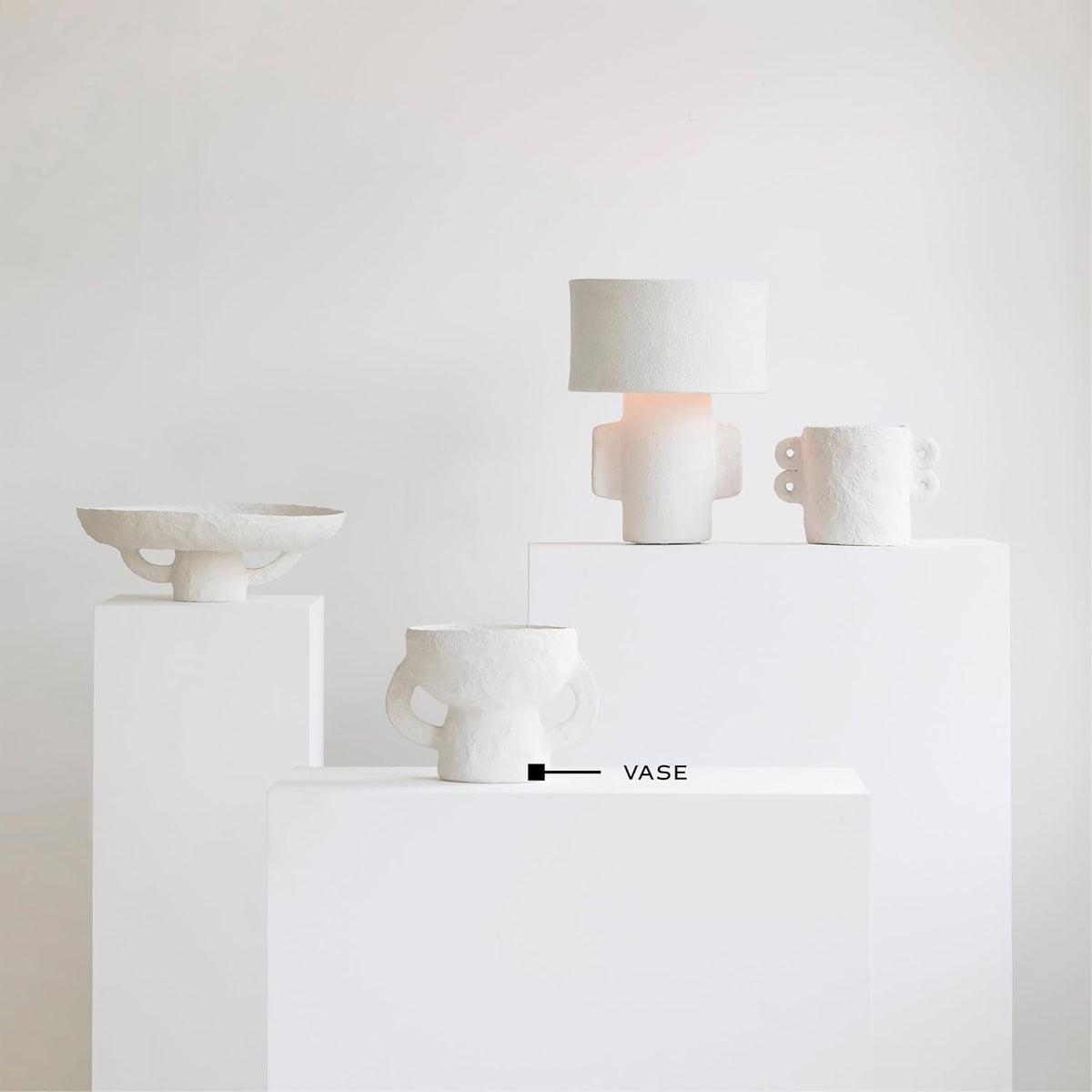 Serax Decorative Vase with Handles | Earth interior accessories by Marie Michielssen | White Paper