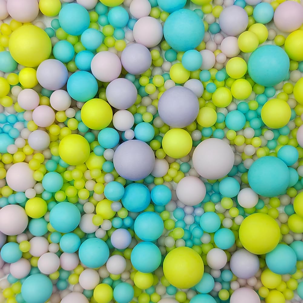 Edible Pastel Sugar Pearls Candy Sprinkles 120G/ 4.23Ounce Baking Cake Sprinkles Cupcake and Cake