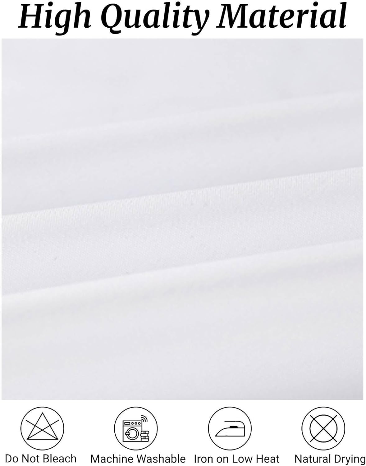 Fokitut 6 Pack Rectangle Tablecloth, 60x102 Inch, Stain Resistant and Wrinkle Polyester Table