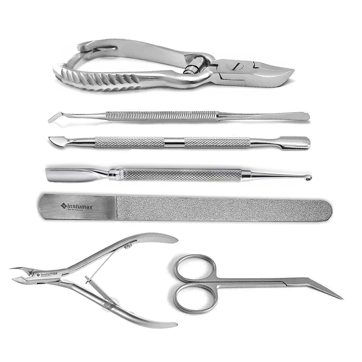 Comprehensive Podiatry Tool Set: Toenail Removal Cutters, Clippers, Scissors, Nail Files, Cuticle