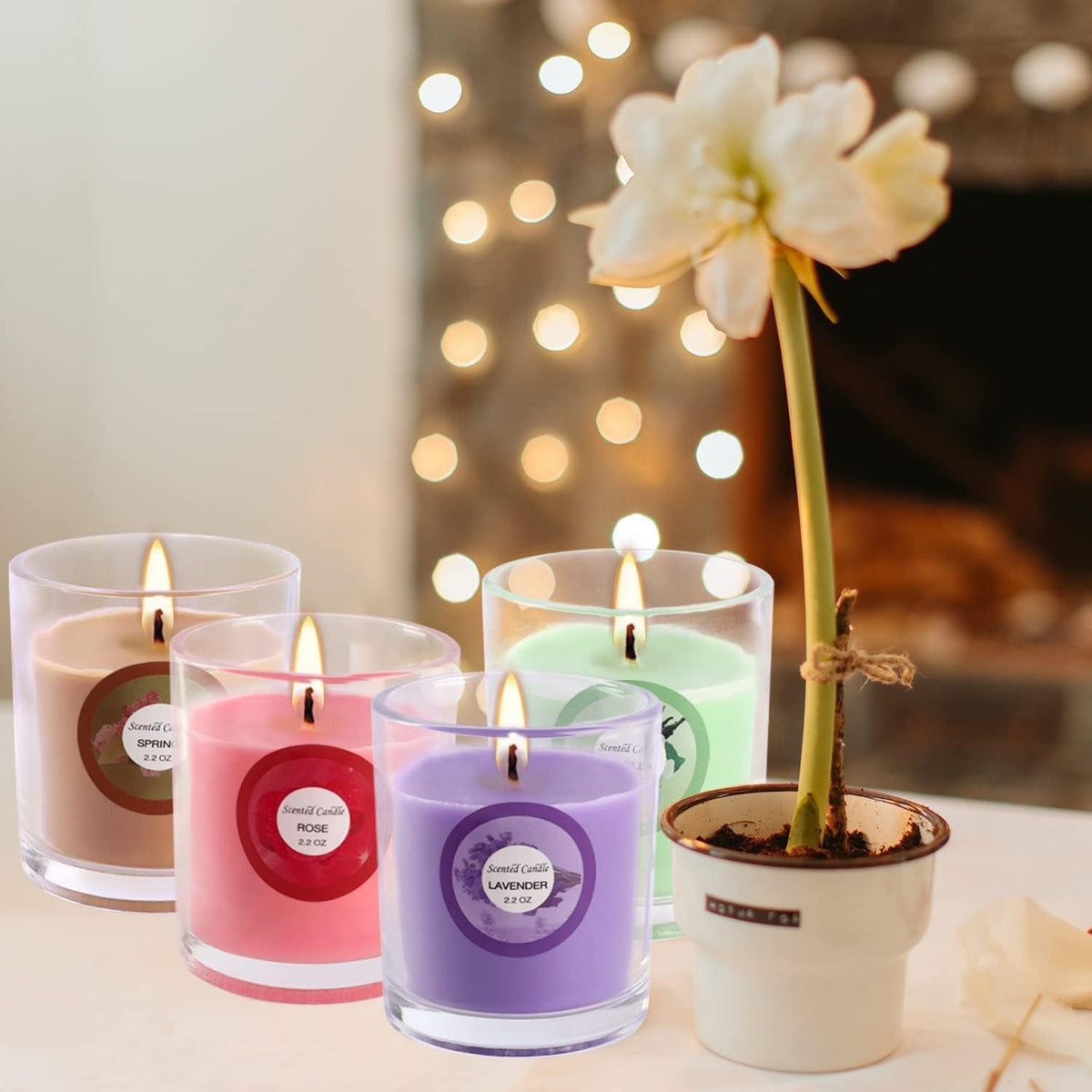 40pack Scented Candles Gift,Natural Soy Wax Jar Candles,Small Portable Tin Candles Set for