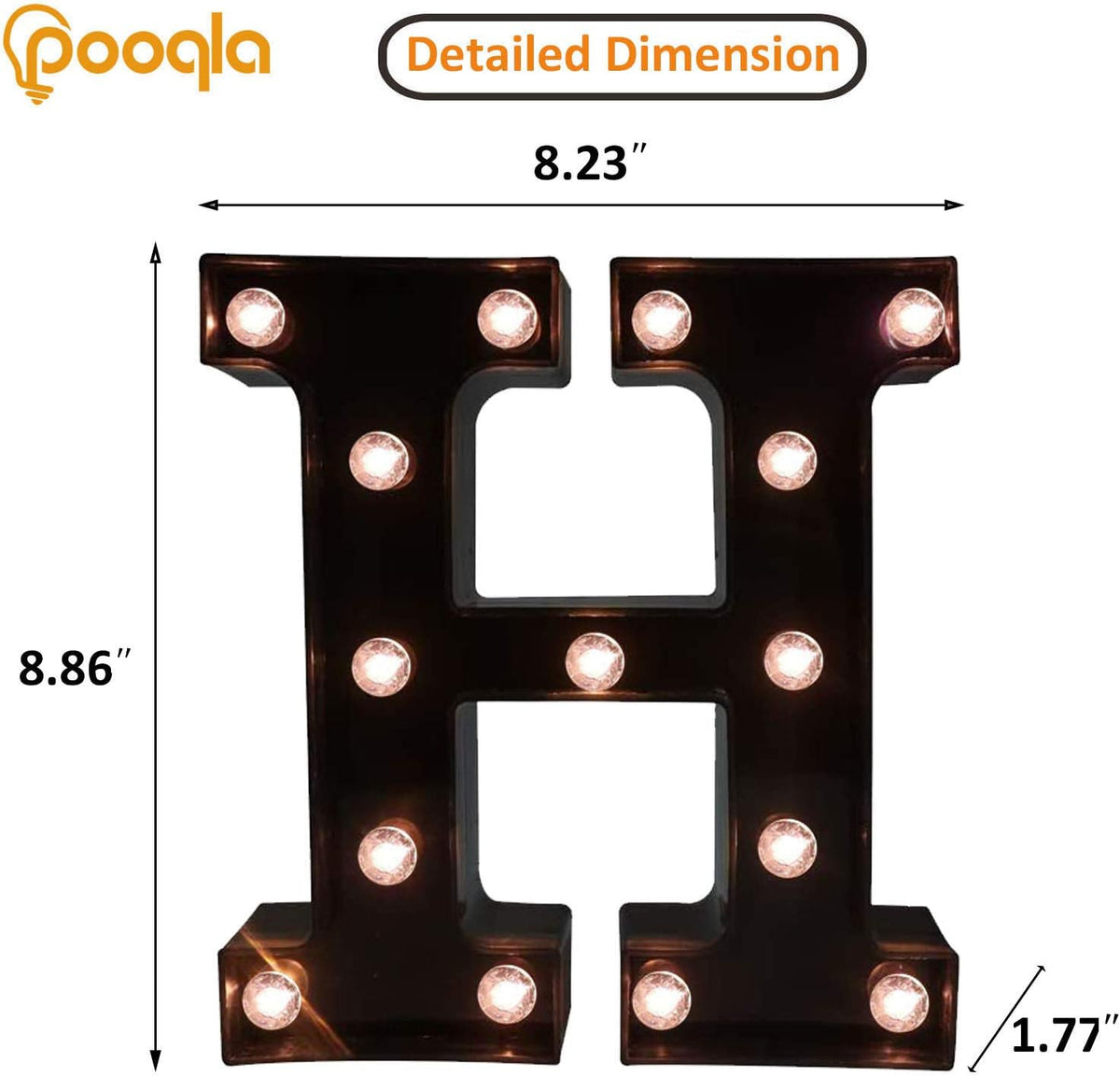 Decorative LED Illuminated Letter Marquee Sign - Alphabet Marquee Letters with Lights For Wedding
