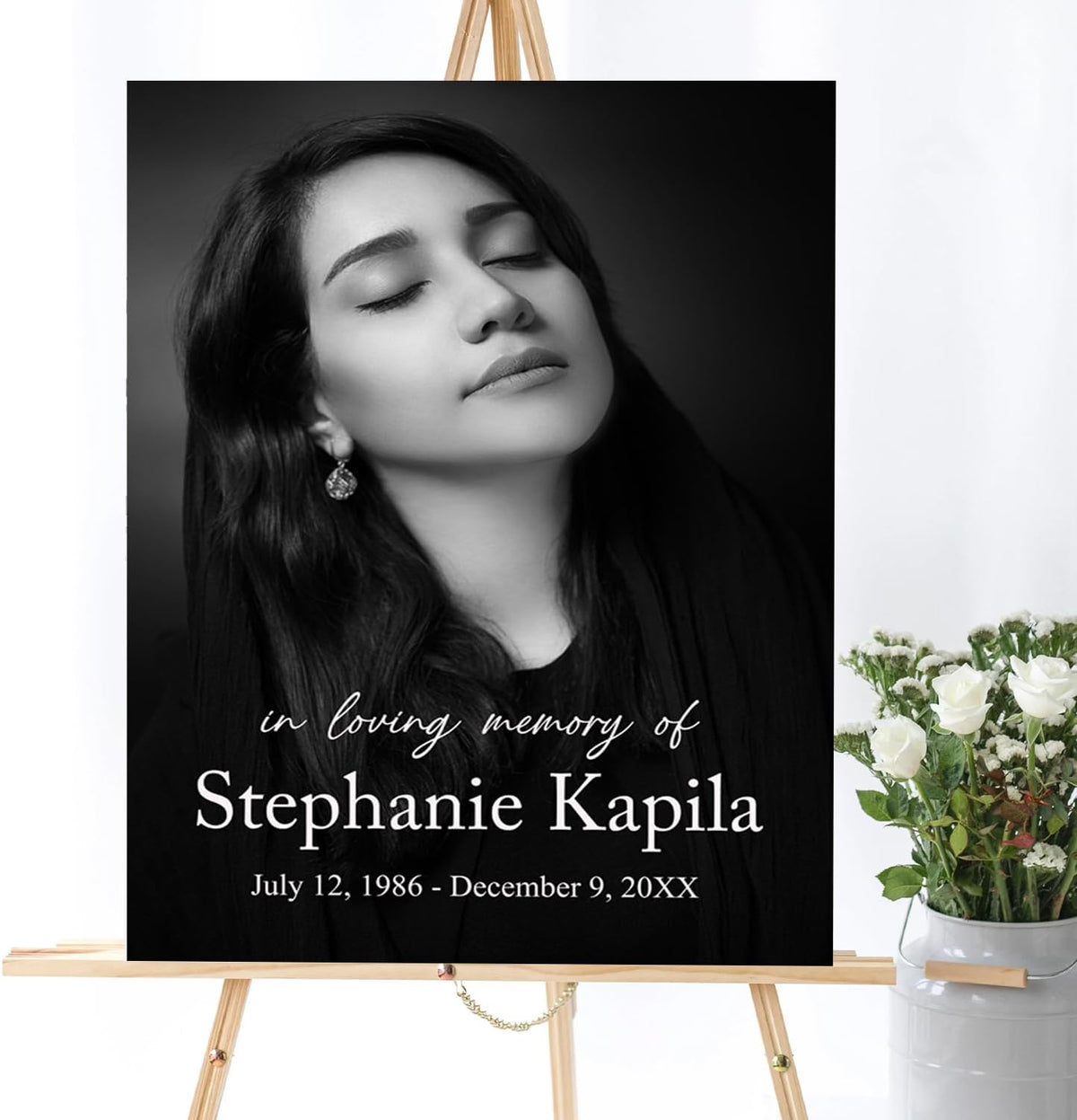 Funeral Welcome Sign, Memorial Welcome Sign, Celebration of Life Welcome Sign, Funeral Decor