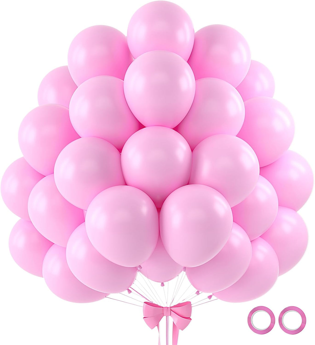 110pcs Pink Balloons 12 Inch Pink Latex Balloon Garland Arch Kit for Birthday Baby Shower