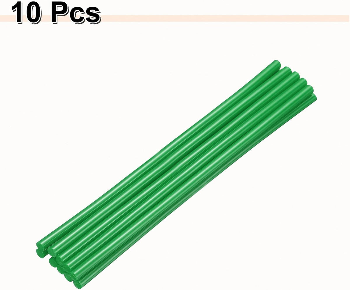 HARFINGTON 10pcs Hot Glue Sticks 0.28" Dia x 9.84" Long EVA Mini Hot Melt Adhesive Glue Stick for