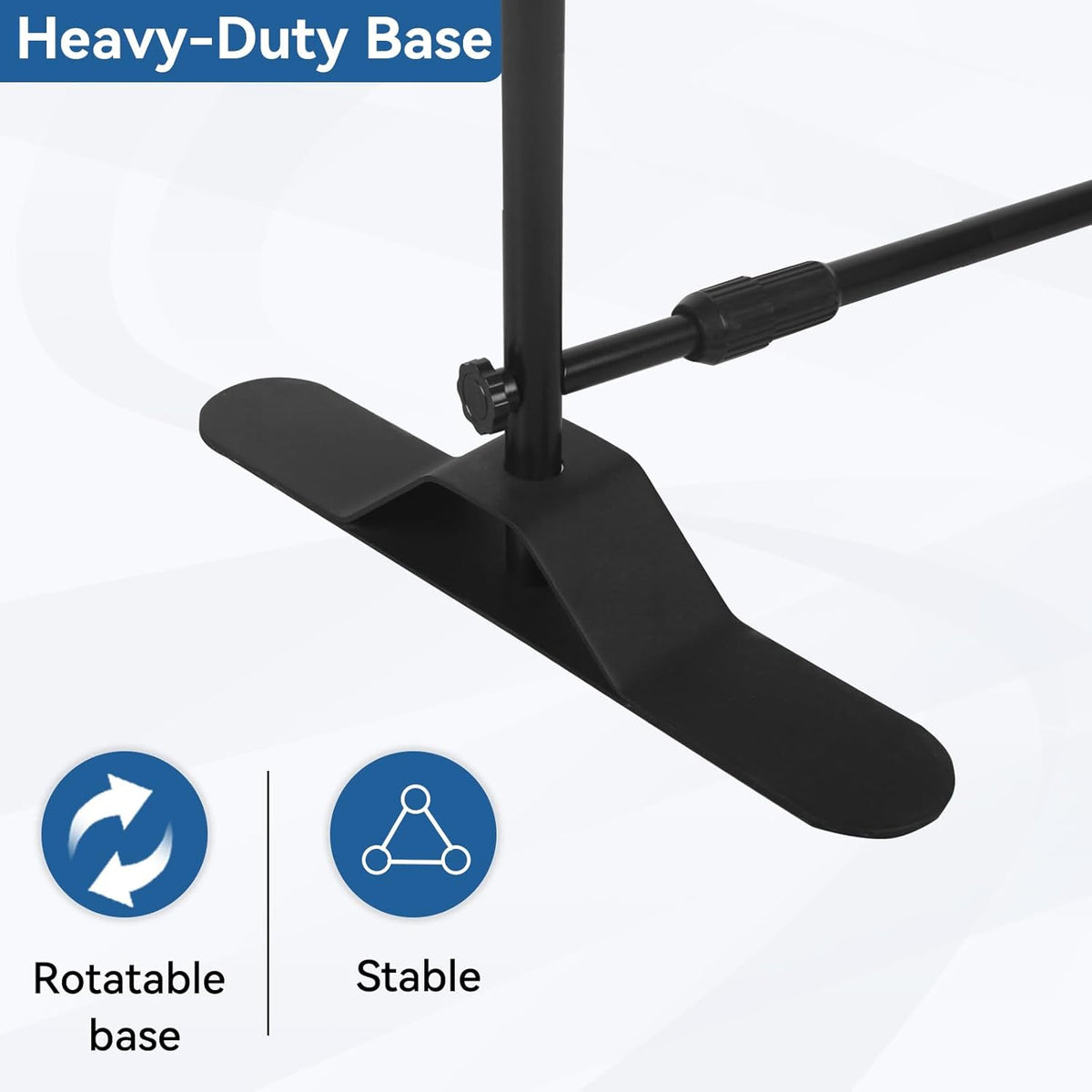 8x8 FT(WxH) Heavy Duty Backdrop Banner Stand with Adjustable Telescopic Tube,Step and Repeat Stand