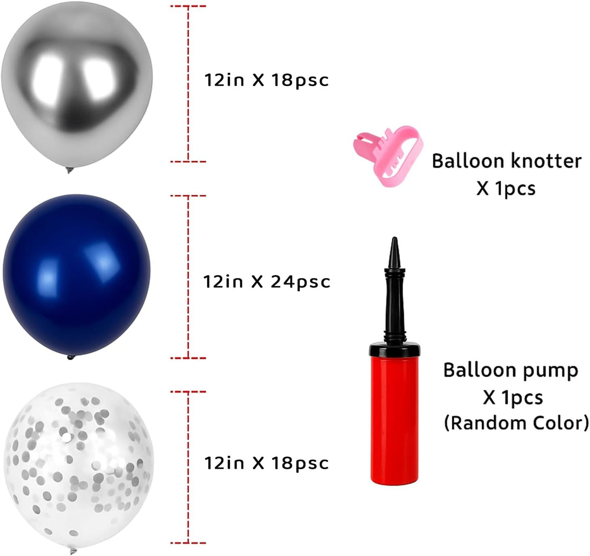 6pcs Balloon Stands Kit Table Centerpiece Table Decorations for Anniversary Birthday Wedding