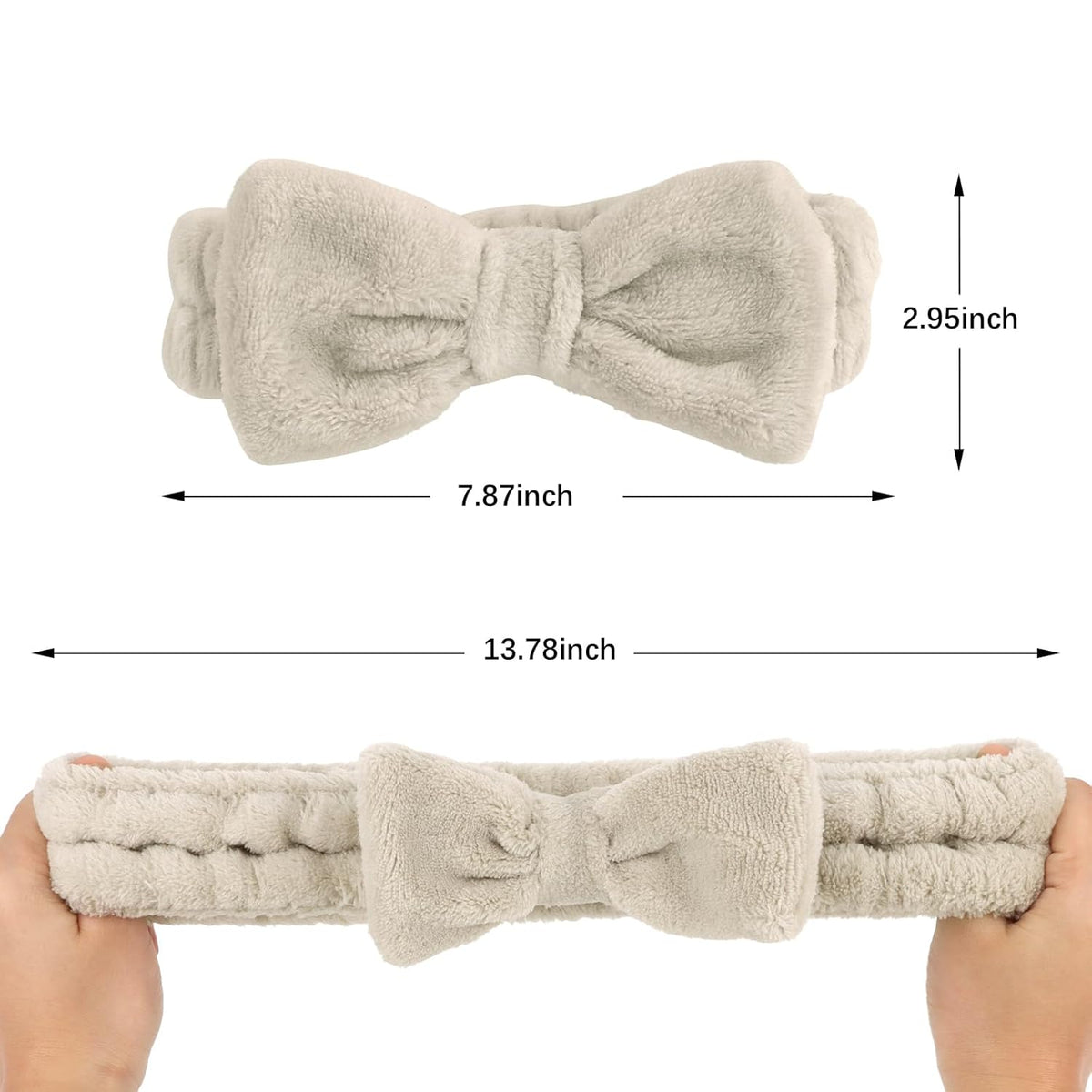 Semato Bachelorette Party Favor Set - Bride and Bridesmaid Spa Headbands, Skincare Head Bands for