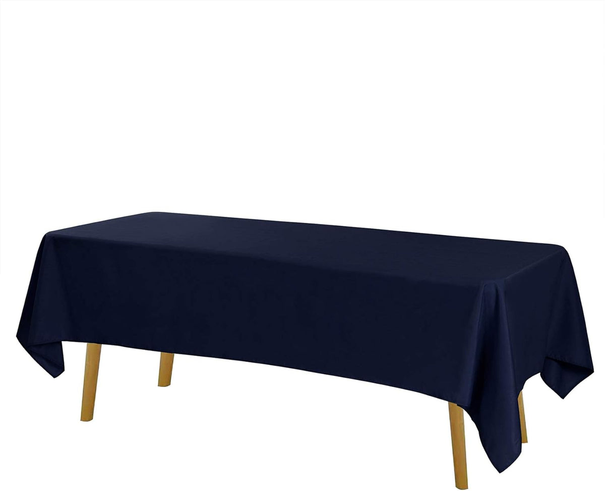 Rectangle Tablecloth 60x102 inch Washable Polyester Fabric Table Cloth for Wedding Party Dining