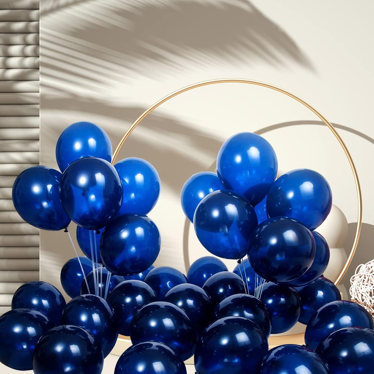 300 Pack Navy Blue Balloons 12 inch Royal Navy Latex Party Balloon Bulk for Various Party Events