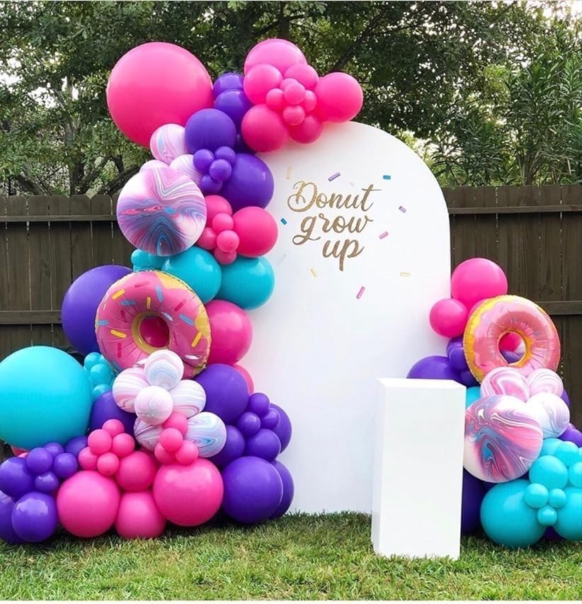 White Wedding Arch Cover Spandex Fitted Arch Covers Stretchy Backdrop 7.2ft Arch Cover for Round