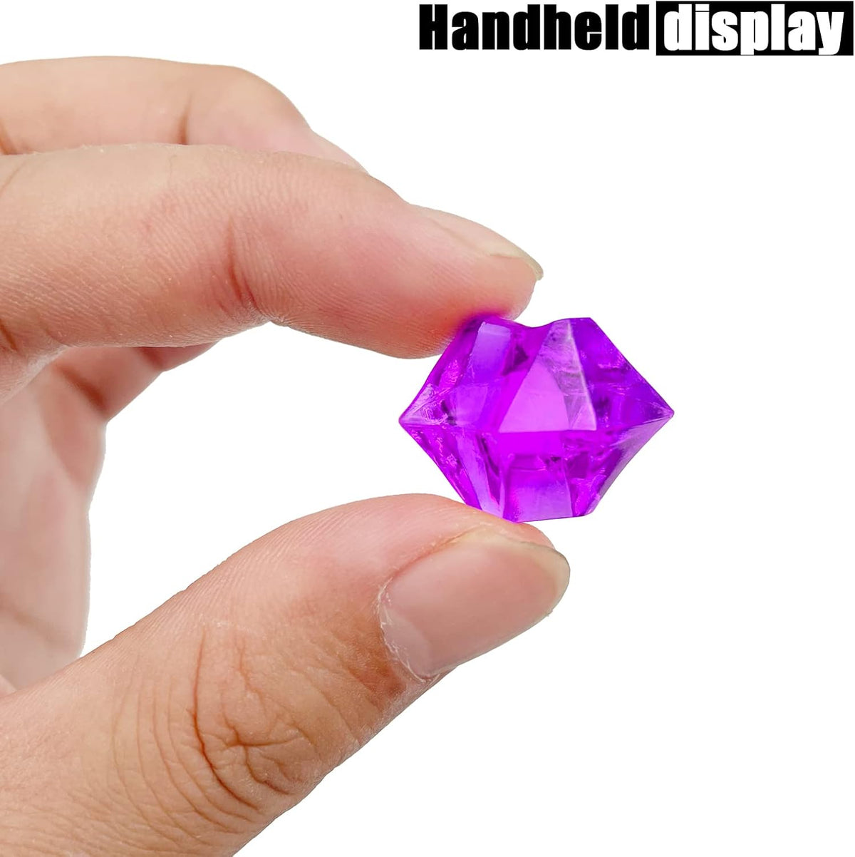 150PCS Fake Ice, Fake Crushed Ice Cubes 16 x 22 mm Artificial Acrylic Crystal Diamonds for Vase