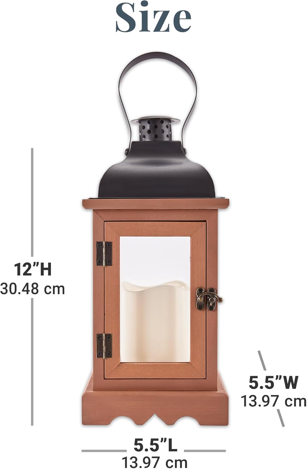 Let's Make Memories Personalized Memorial Lantern - Sympathy - Condolences - in Memory - LED Candle