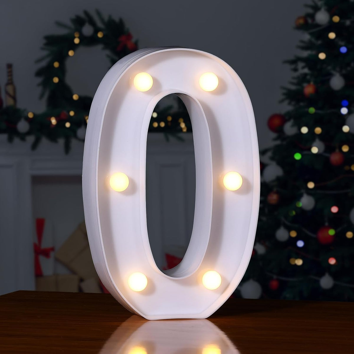 Foaky Decorative Led Marquee Light Up Number, Marquee Light Up Number Sign for Night Light Wedding