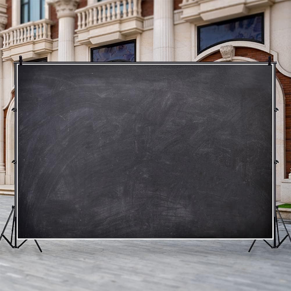 Renaiss 6x4ft Blank Blackboard Backdrop for Photoshoot Man Woman Portrait DIY Chalkboard