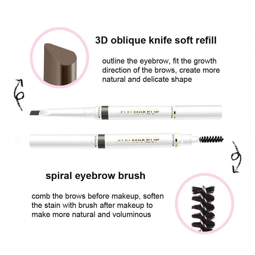 Eyebrow Stencil & Eyebrow Pencil, 30 Eyebrow Shaper Kit, Reusable Eyebrow Template With Strap &