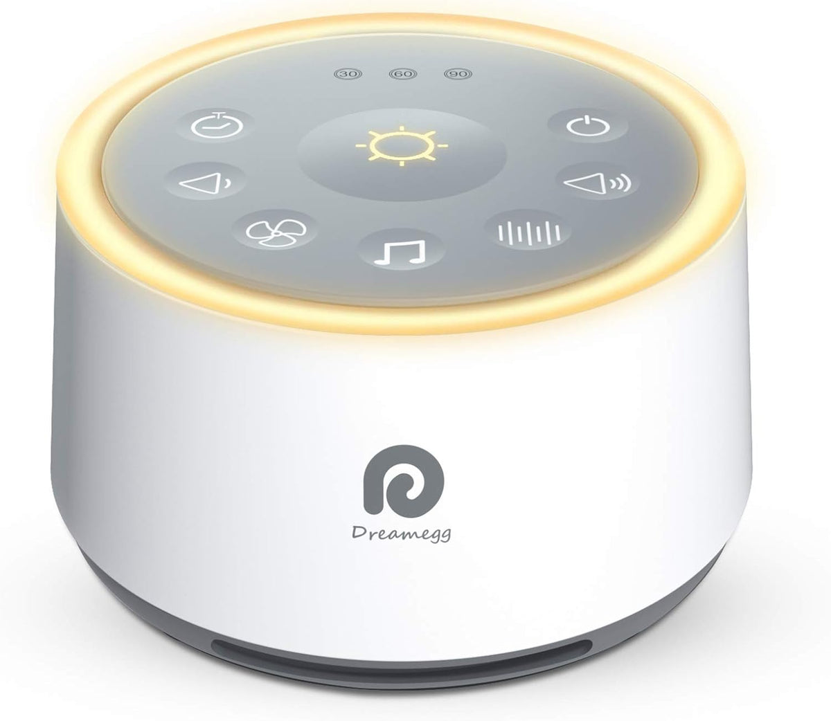 Dreamegg D1 Sound Machine - White Noise Machine with Baby Night Light for Sleeping, High Fidelity