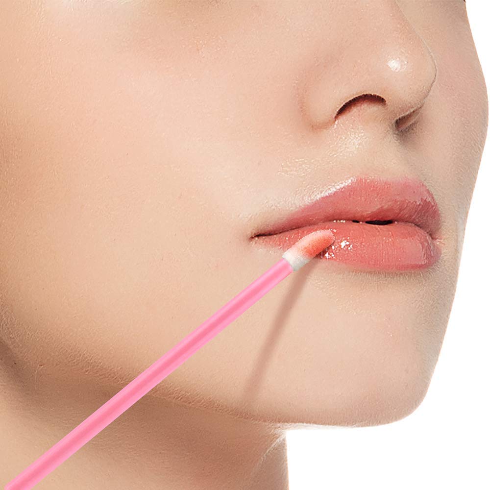 100PCS Lip Gloss Applicators, Disposable Lip Brushes Lip Gloss Applicators Lipstick Gloss Wands