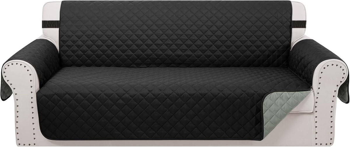 Reversible 4 Seater Sofa Cover 91 Inch Large Couch Cover Furniture Protector(Sofa