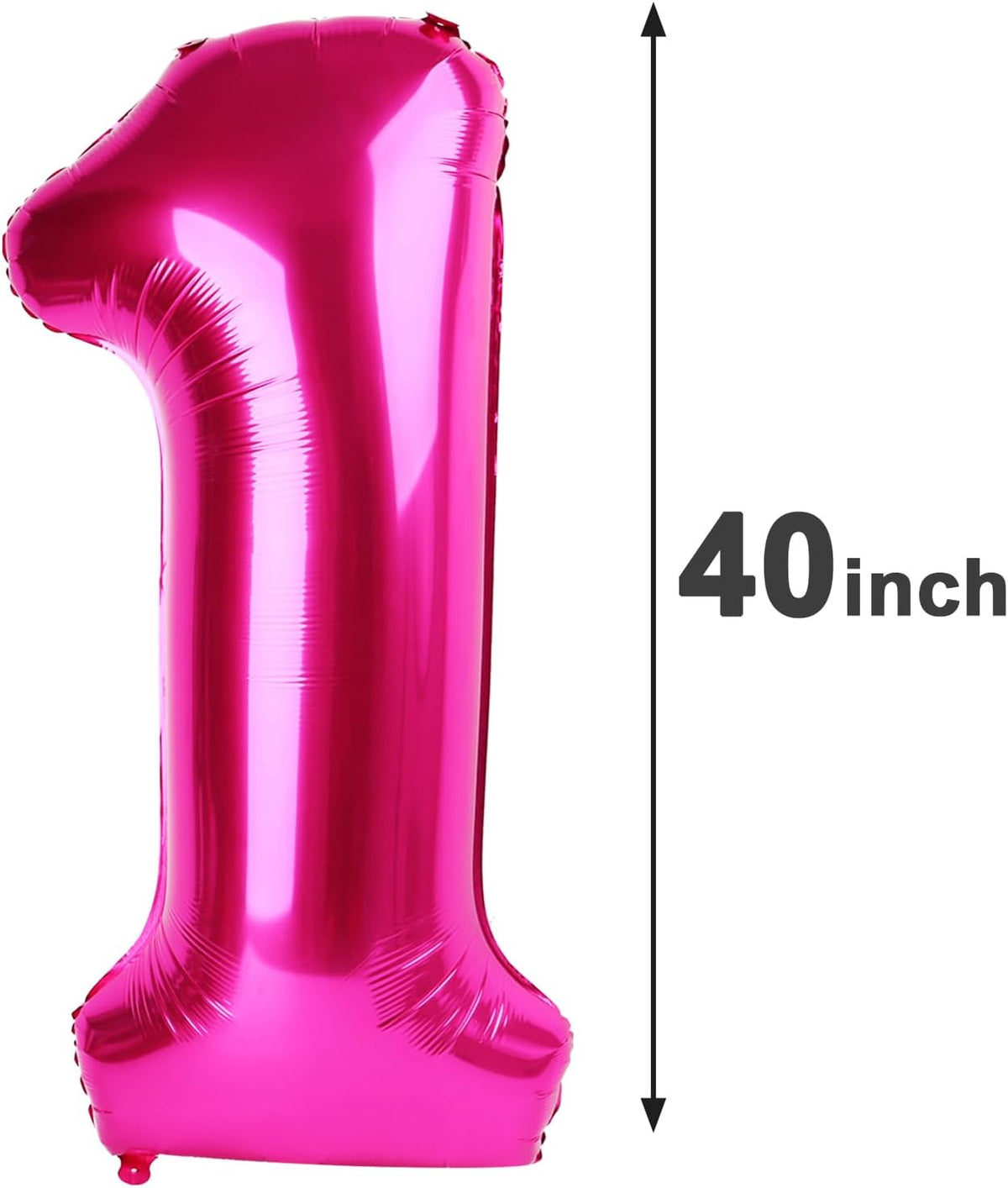 40 Inch Big Hot Pink 19 Balloon Number, Jumbo Giant Happy 19th 19 Birthday Party Decorations, Large
