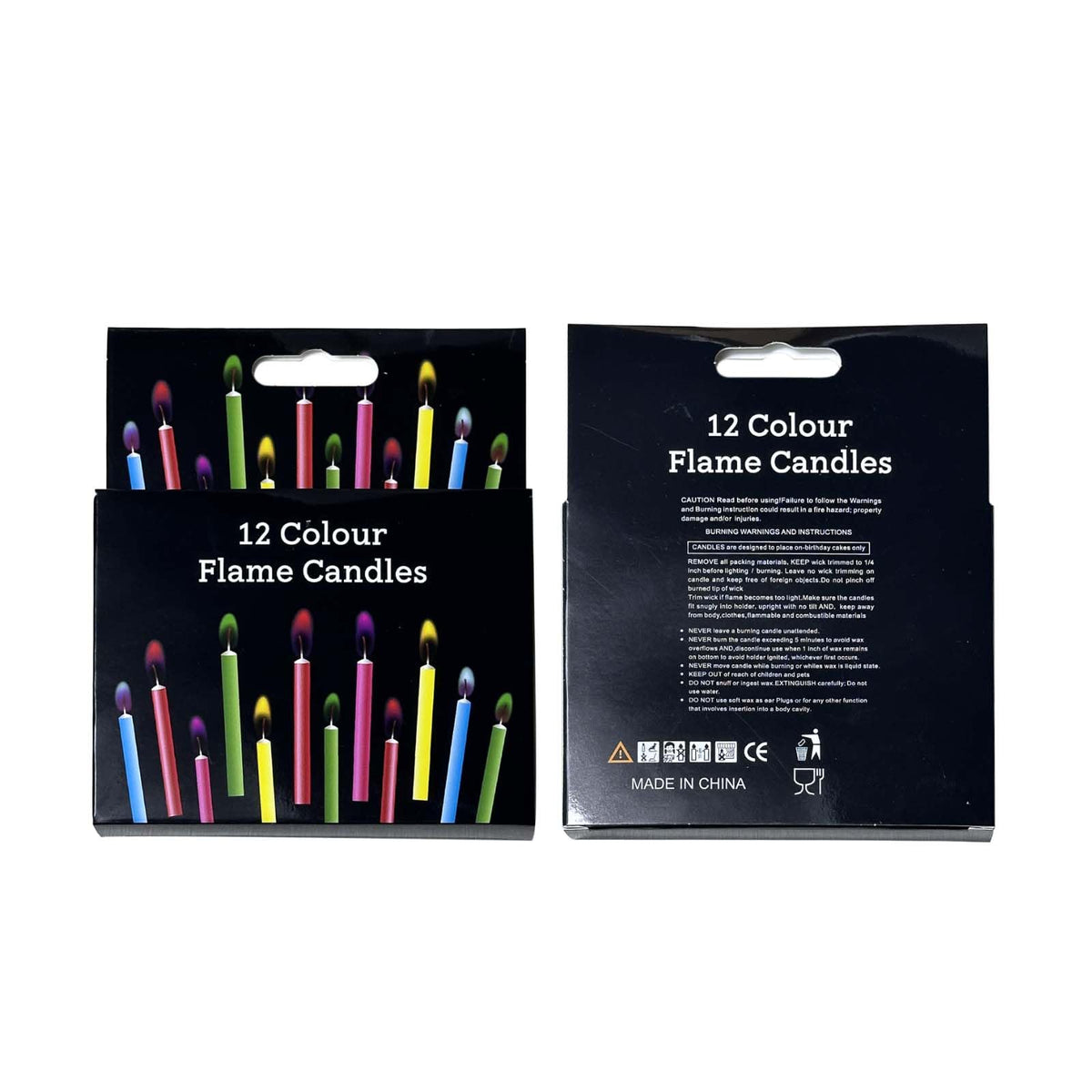 Colorflame Multicolor Birthday Cake Candles Happy Birthday Candles Colorful Candles Holders Party