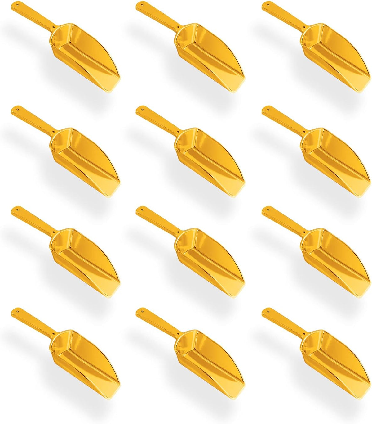 Super Z Outlet 5.5" Mini Acrylic Plastic Kitchen Scoops for Weddings, Candy Dessert Buffet, Ice