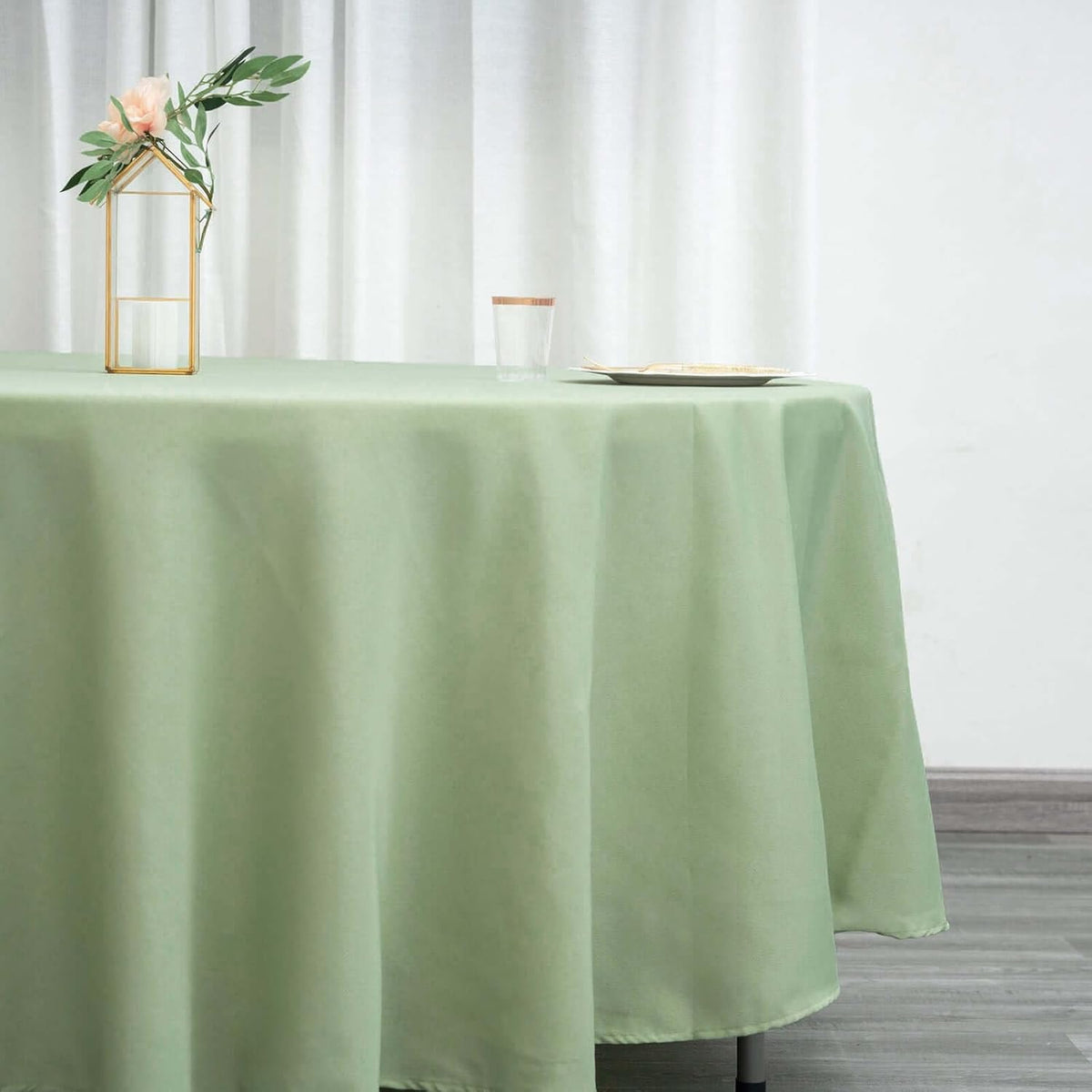 Efavormart Round Tablecloth, 108 Inch Stain & Wrinkle Resistant Washable Table Cloth, Decorative